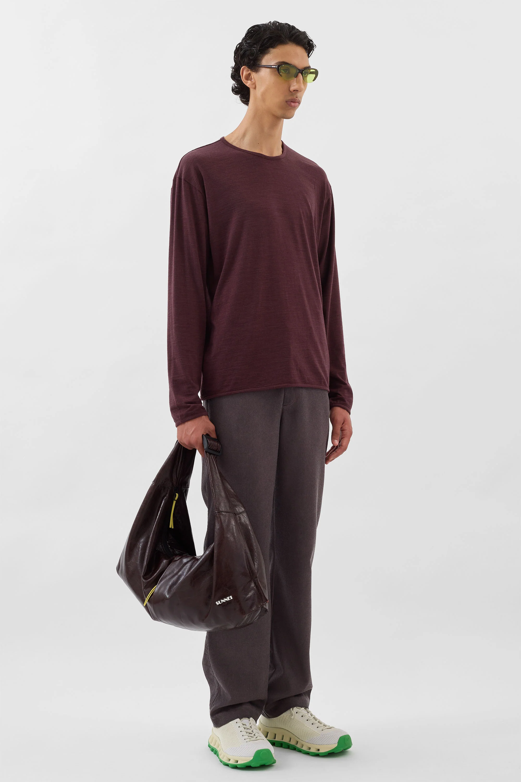 CLASSIC LONGSLEEVE / burnt aubergine - Image 3