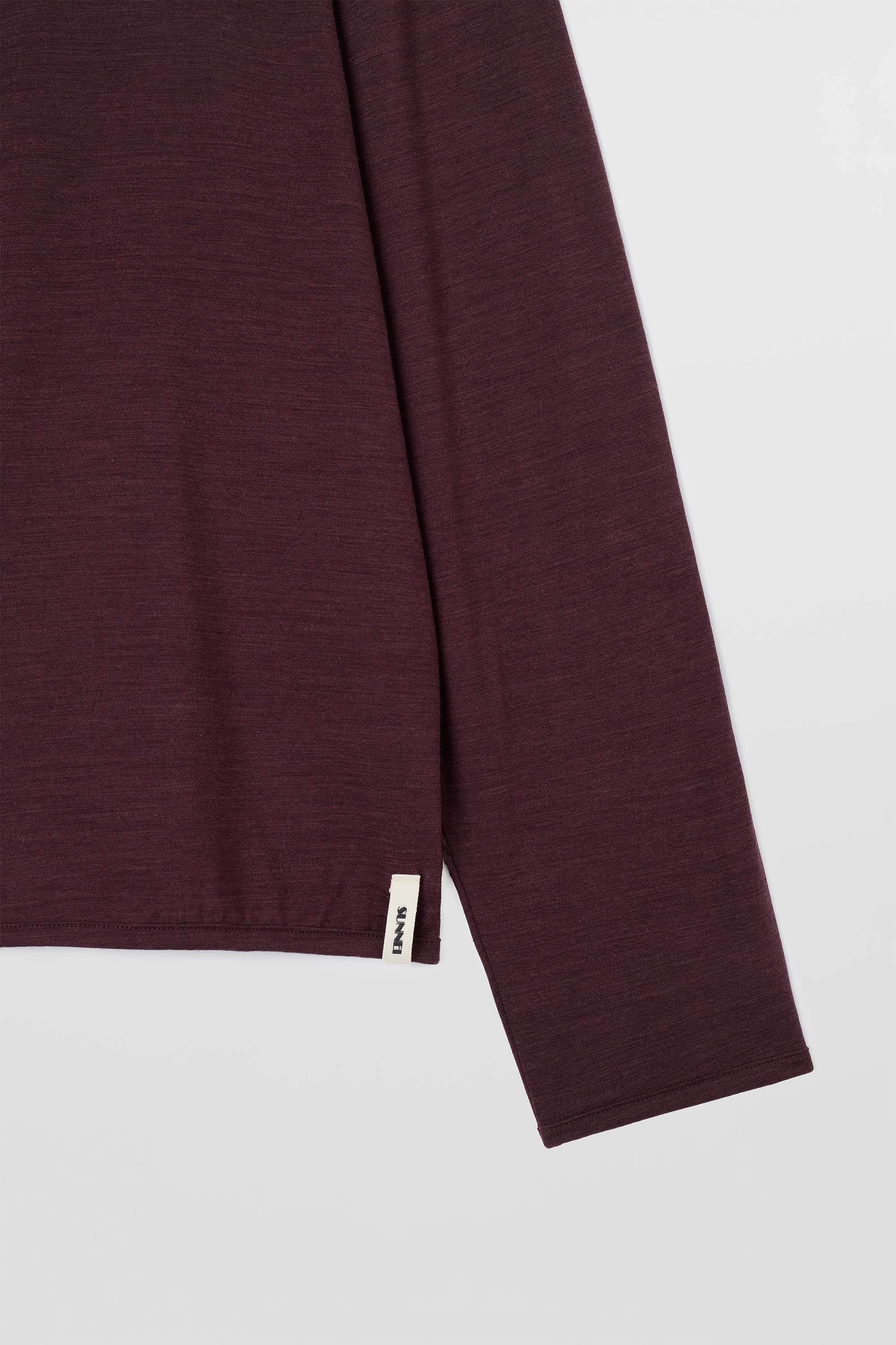 CLASSIC LONGSLEEVE / burnt aubergine - Image 6