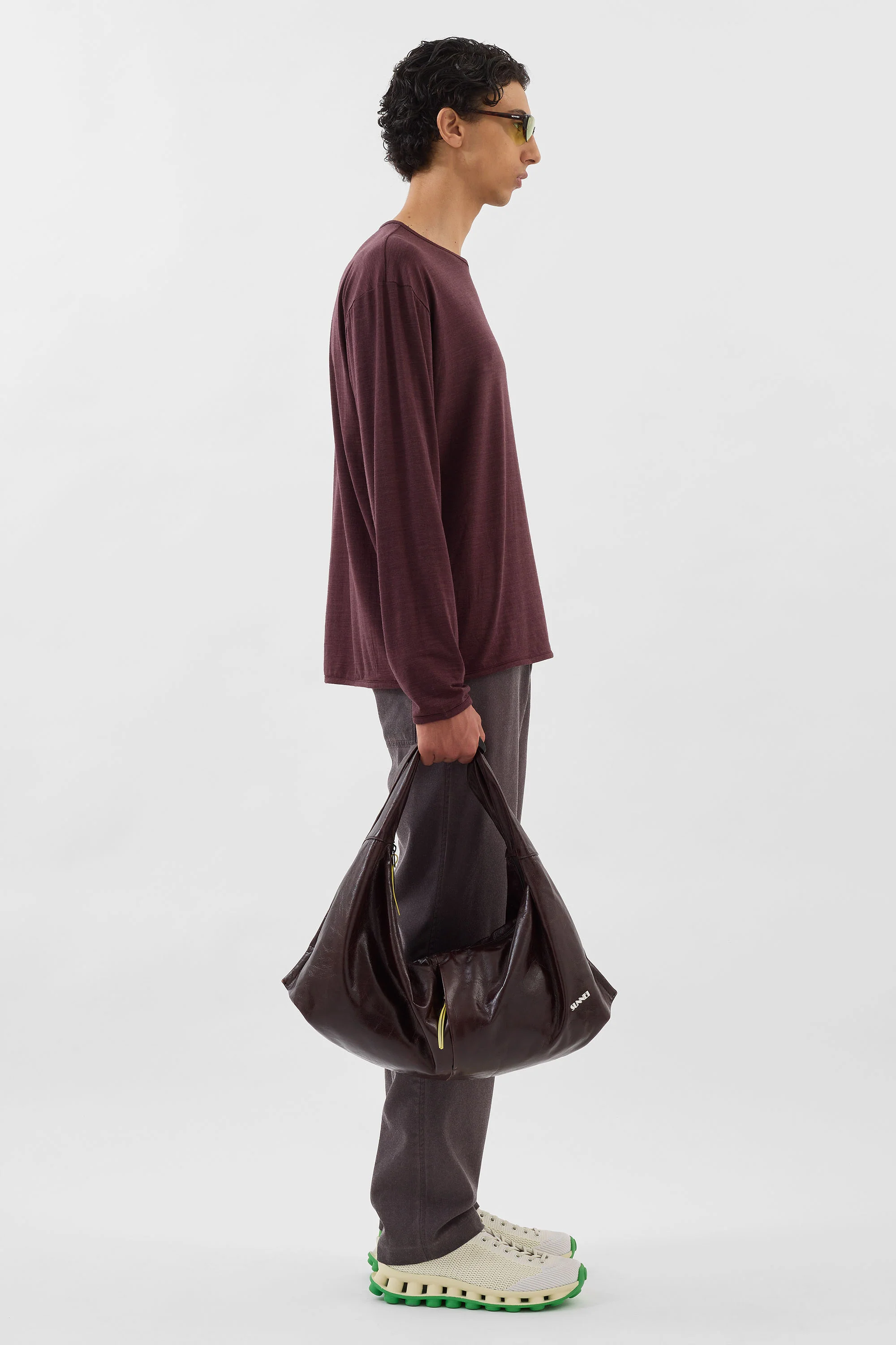 CLASSIC LONGSLEEVE / burnt aubergine - Image 7
