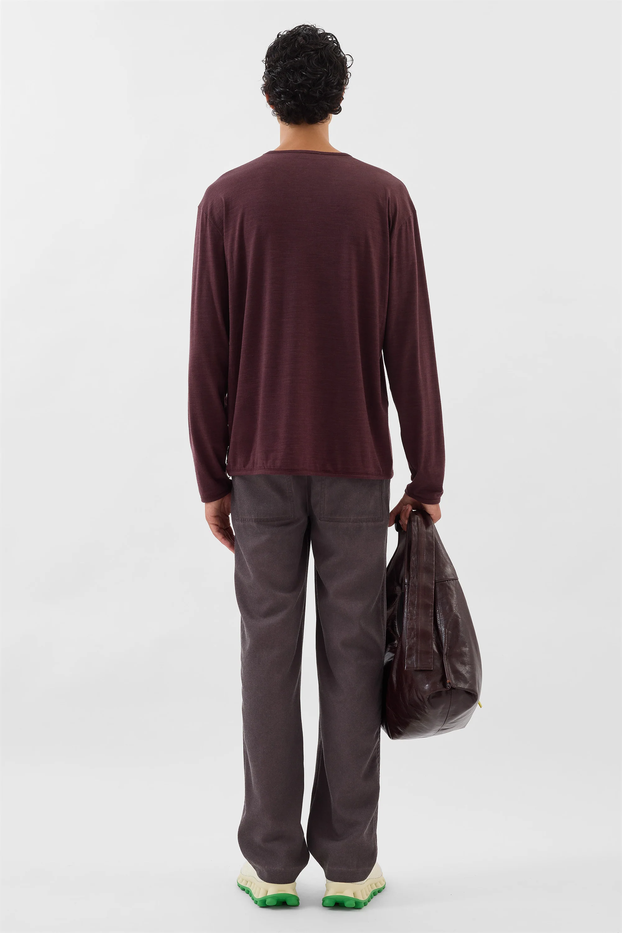 CLASSIC LONGSLEEVE / burnt aubergine - Image 8