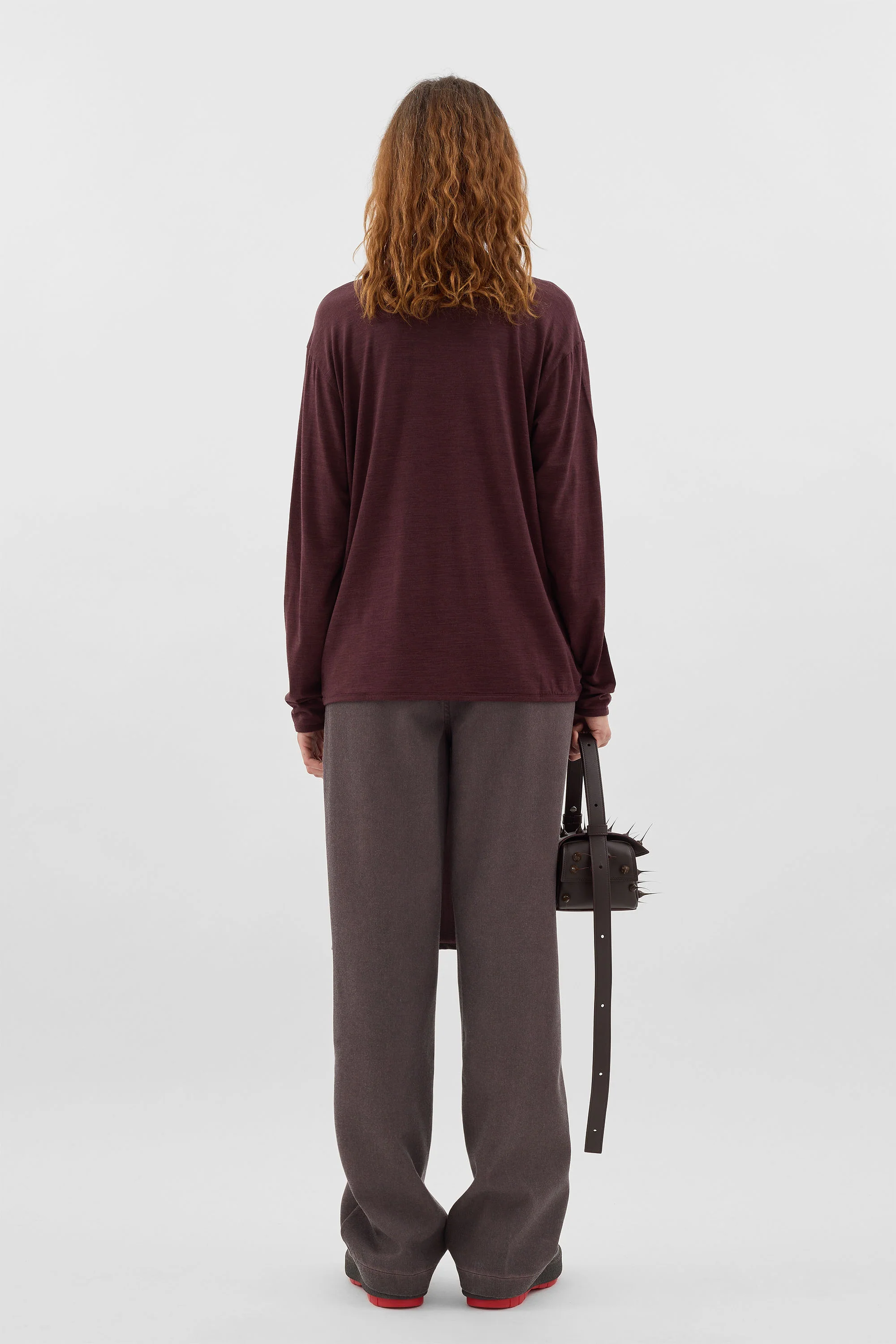 CLASSIC LONGSLEEVE / burnt aubergine - Image 9
