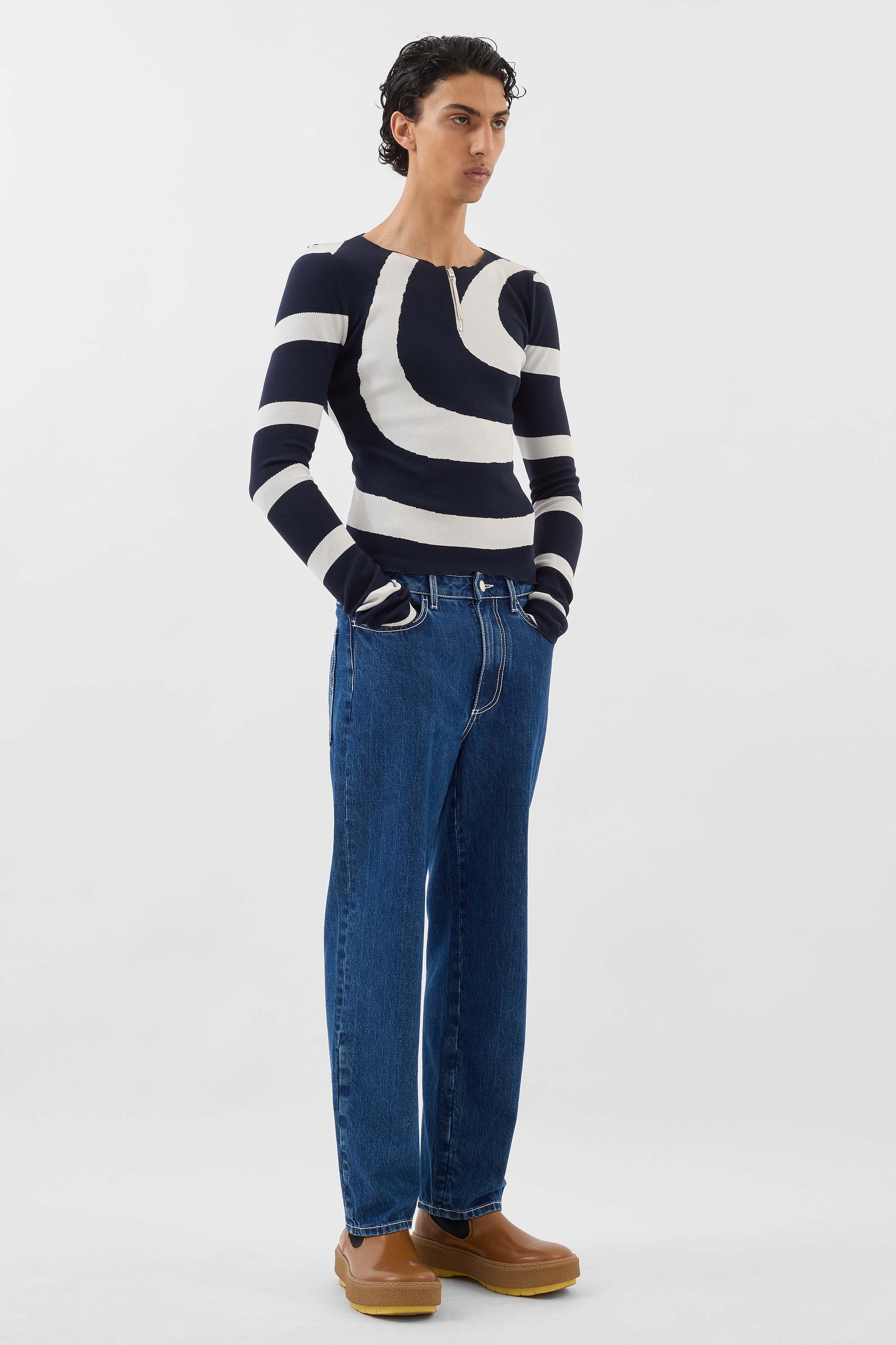 CLASSIC PANTS / mid washed denim - Image 3