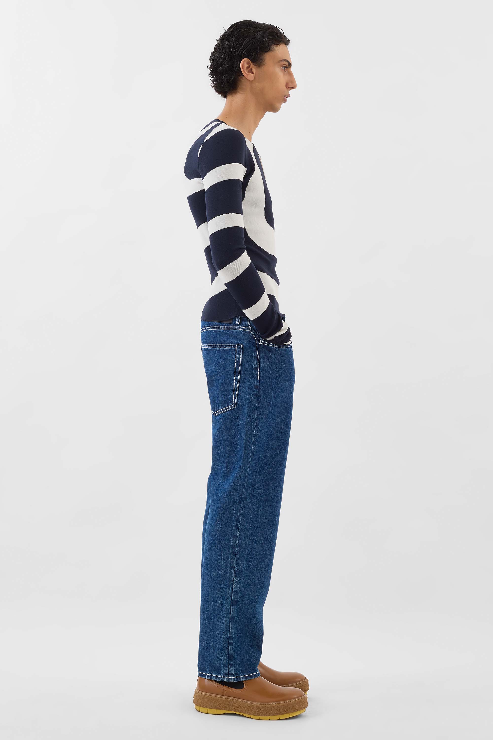 CLASSIC PANTS / mid washed denim - Image 4
