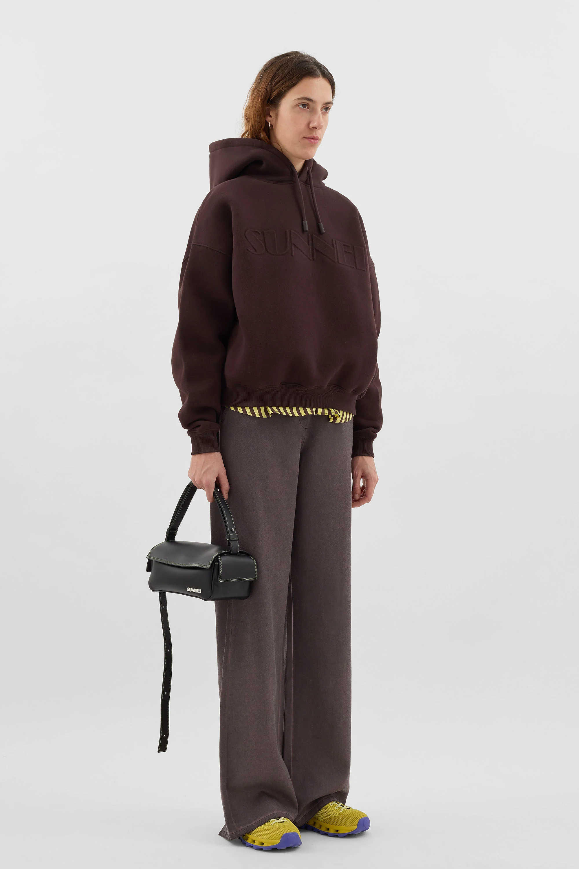 DOUBLE HOODIE / chocolate plum - Image 3