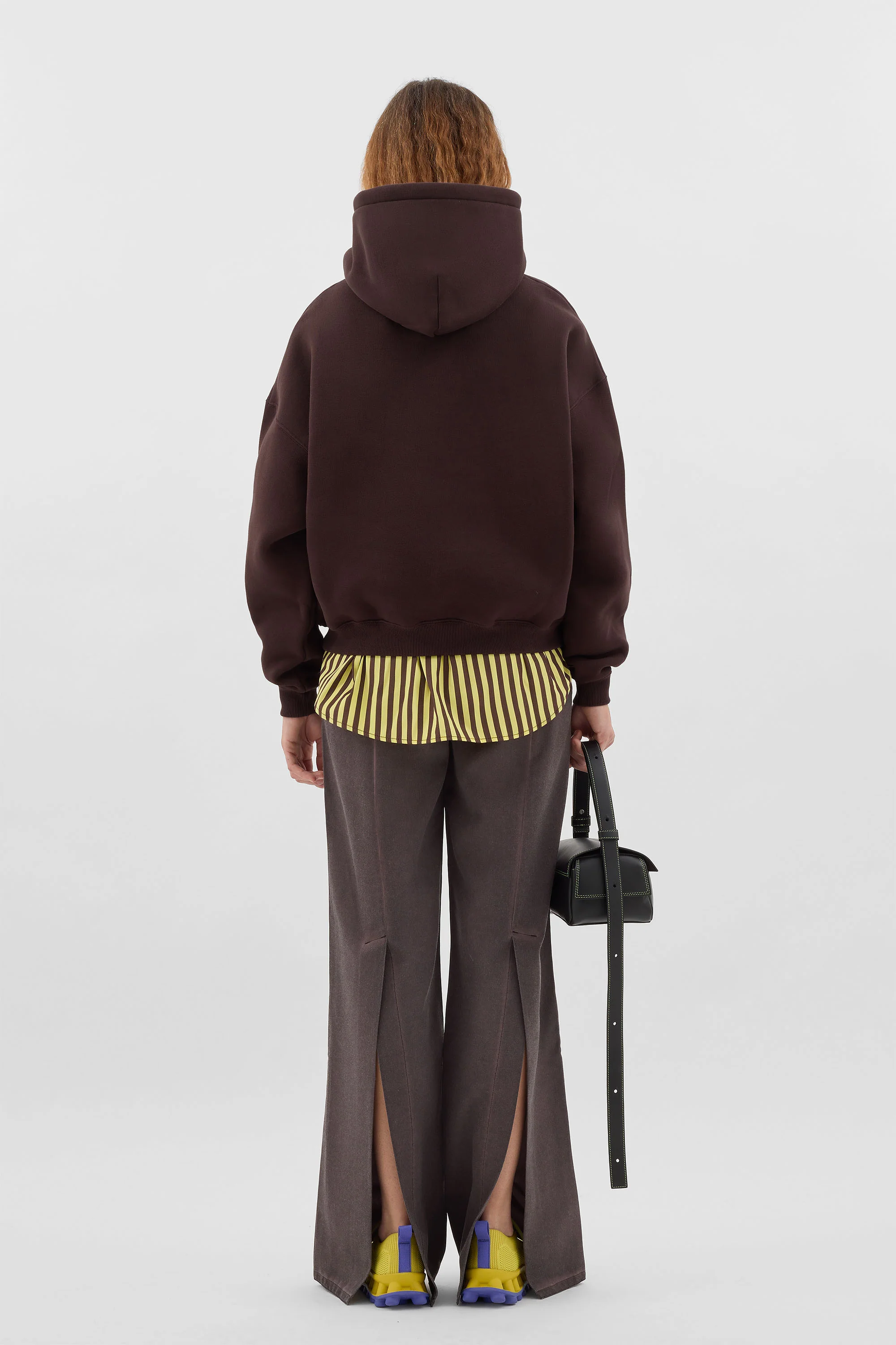 DOUBLE HOODIE / chocolate plum - Image 5