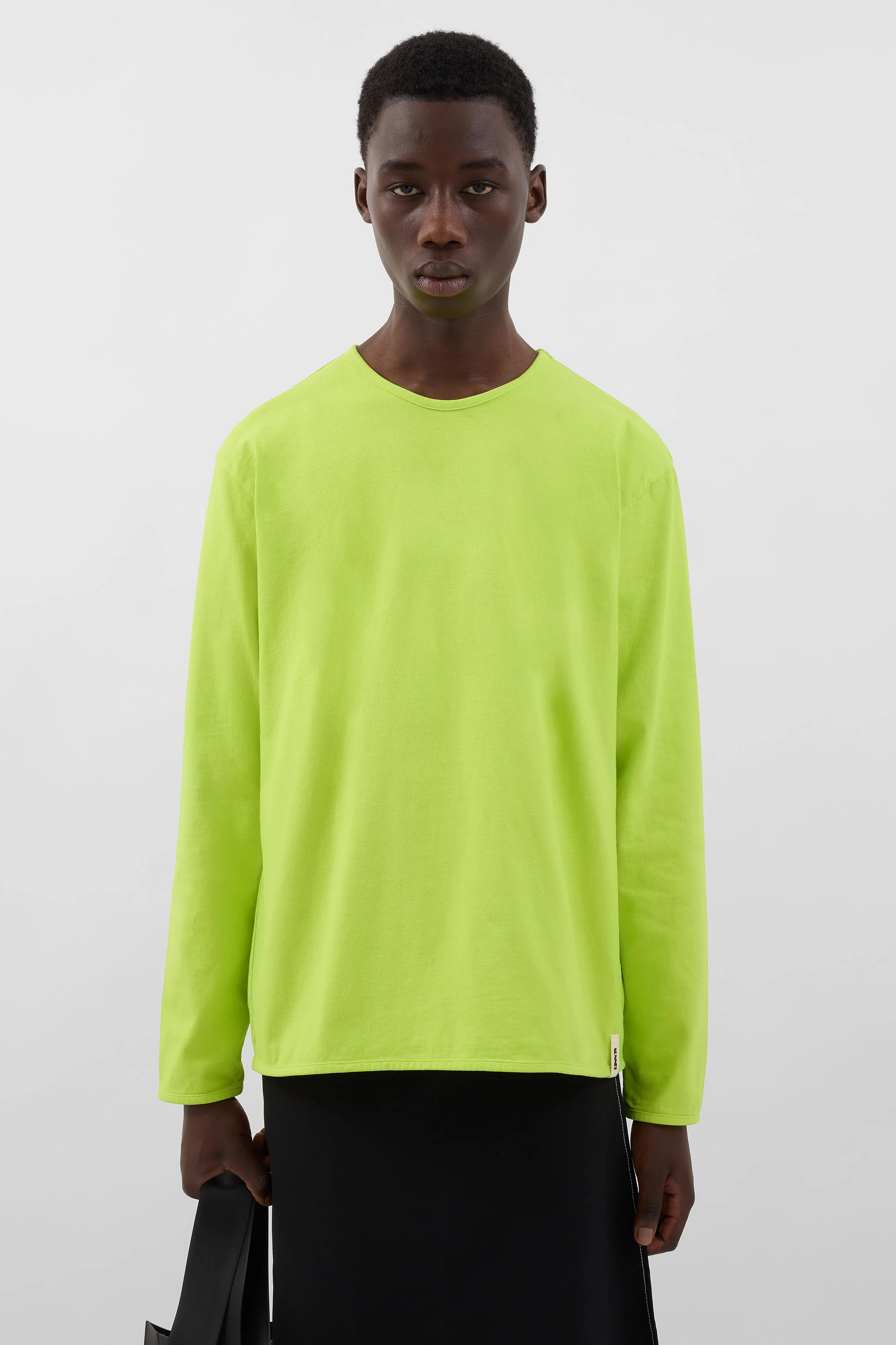 EVERYDAY CLASSIC LONGSLEEVE T-SHIRT / acid lime - Image 3
