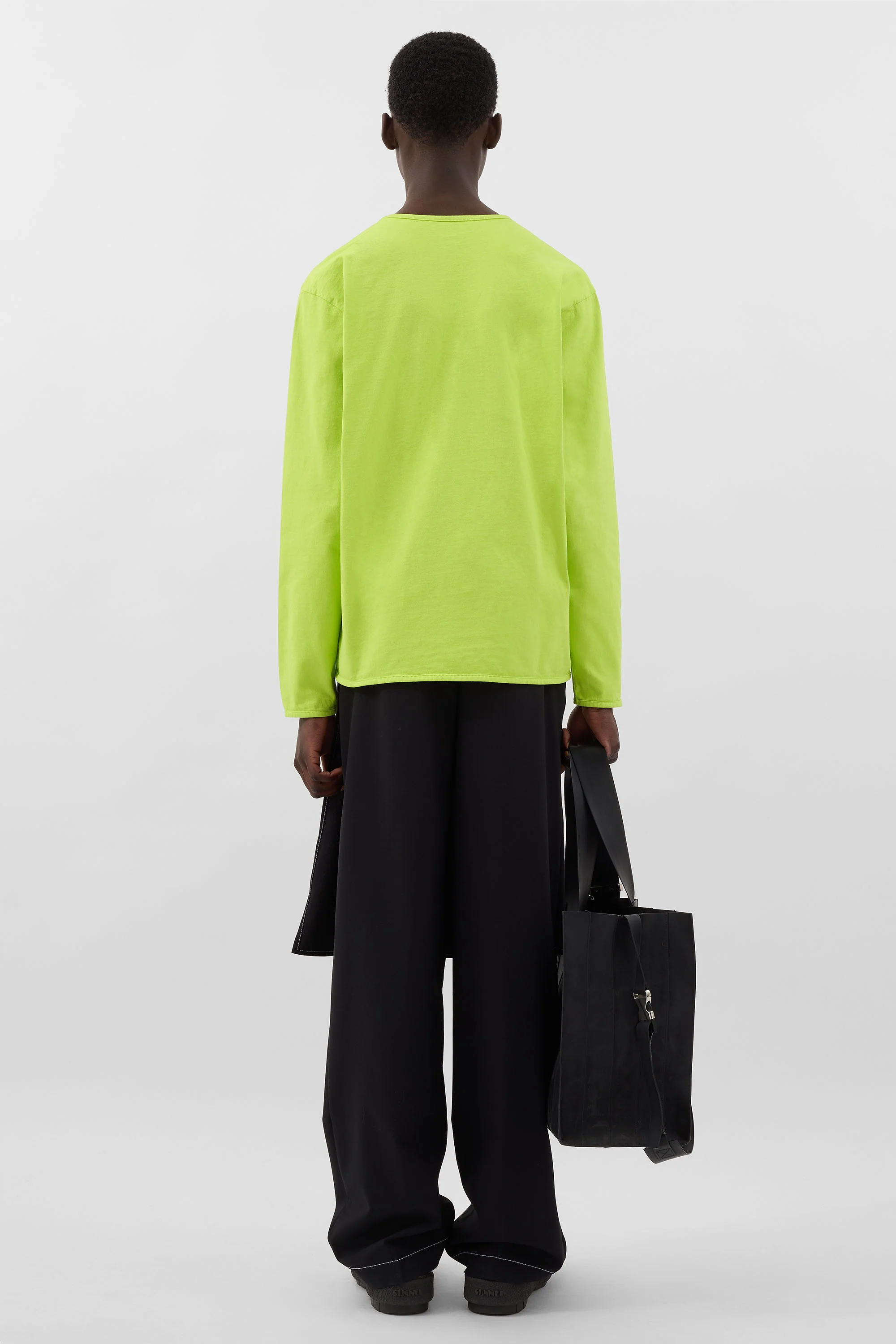 EVERYDAY CLASSIC LONGSLEEVE T-SHIRT / acid lime - Image 5