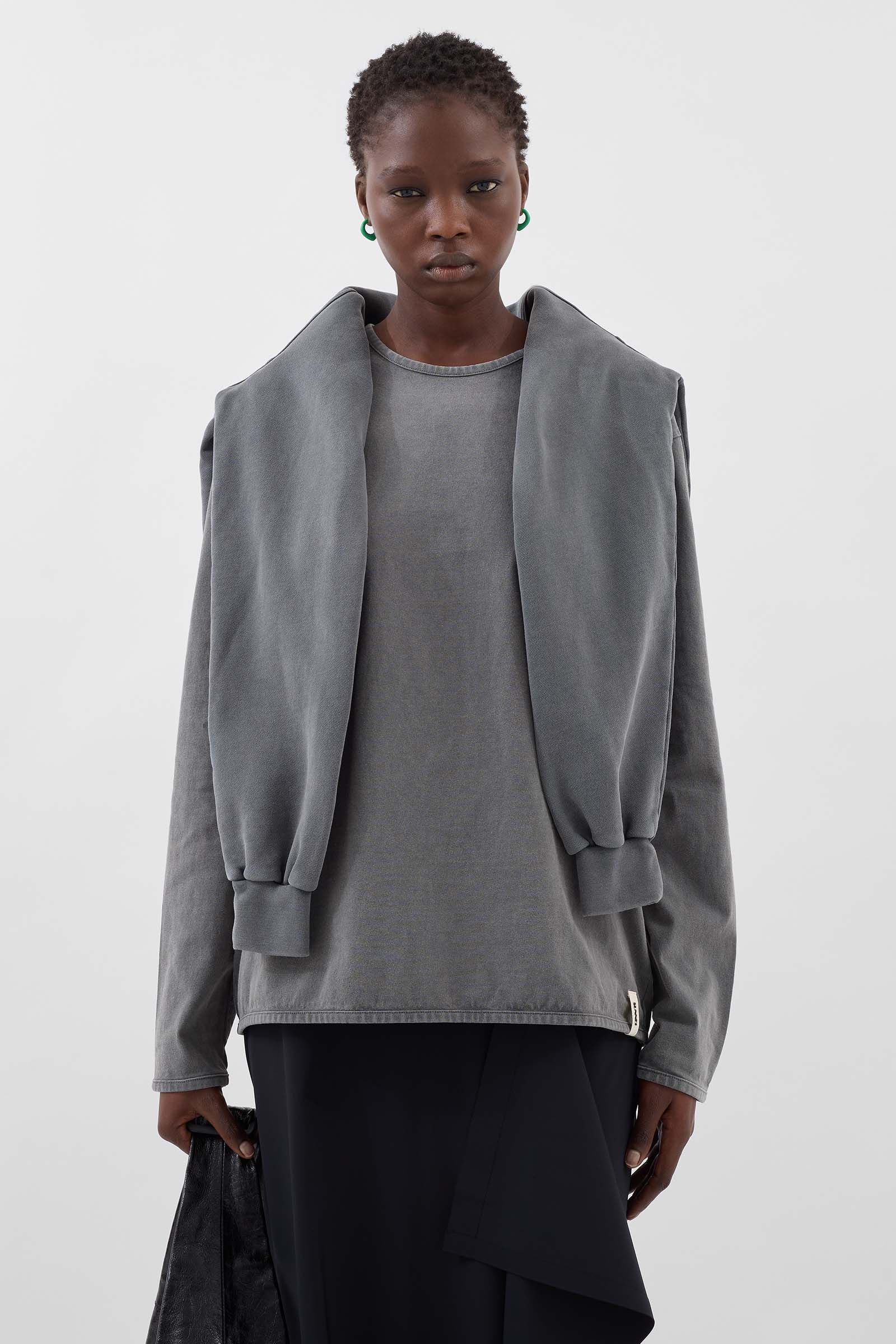 EVERYDAY CLASSIC LONGSLEEVE T-SHIRT / anthracite - Image 5