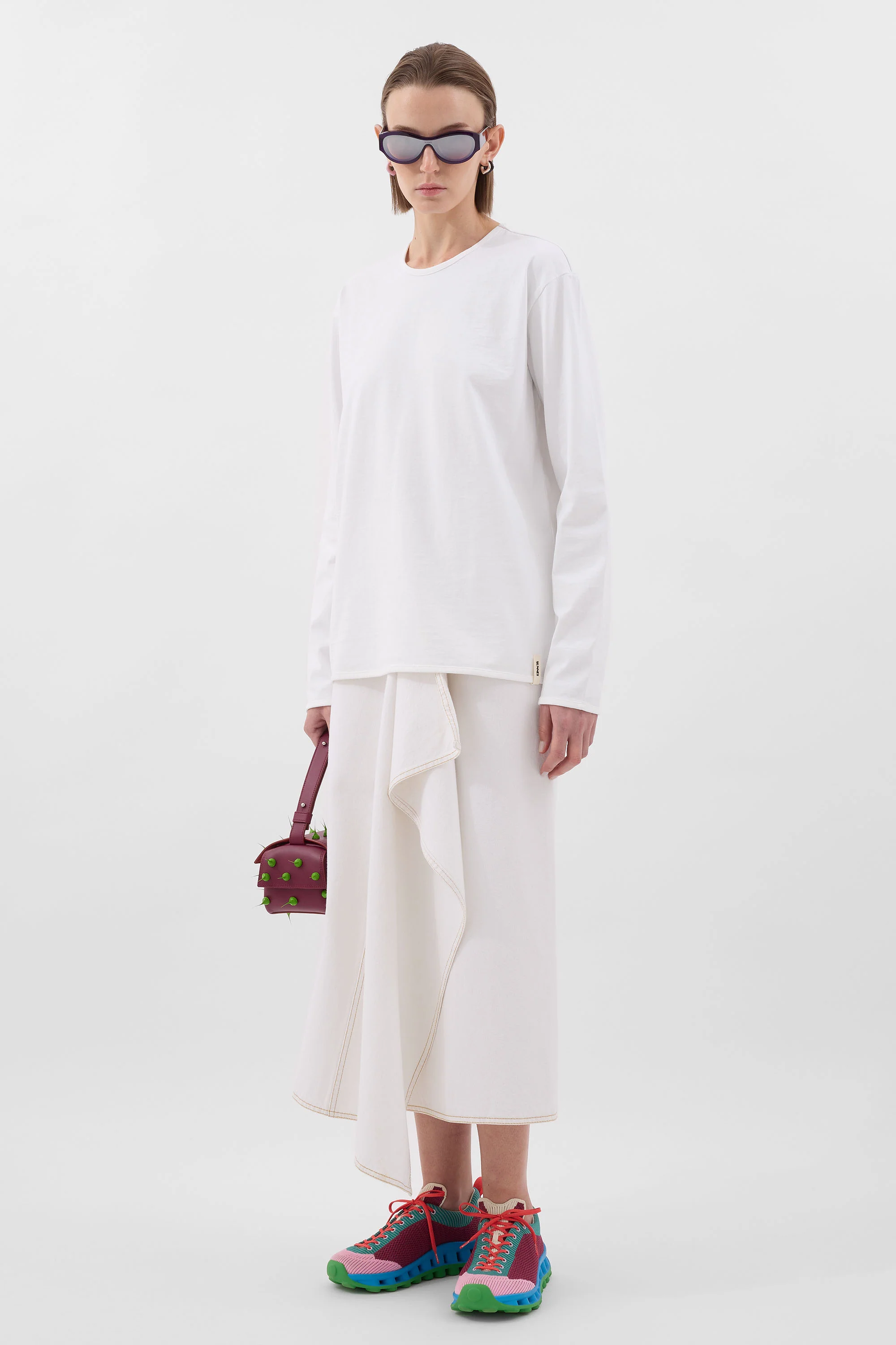 EVERYDAY CLASSIC LONGSLEEVE T-SHIRT / white - Image 4