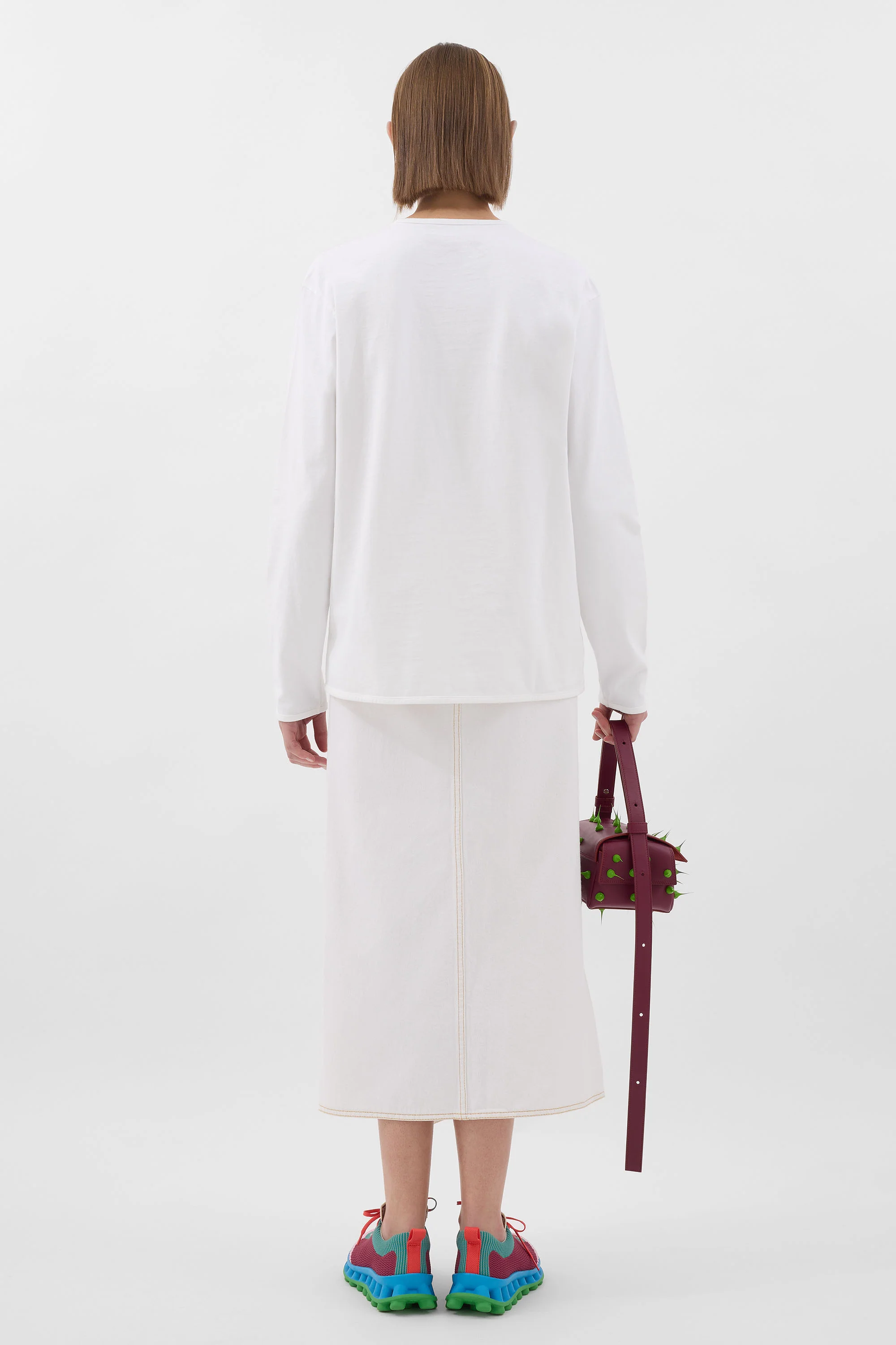 EVERYDAY CLASSIC LONGSLEEVE T-SHIRT / white - Image 6