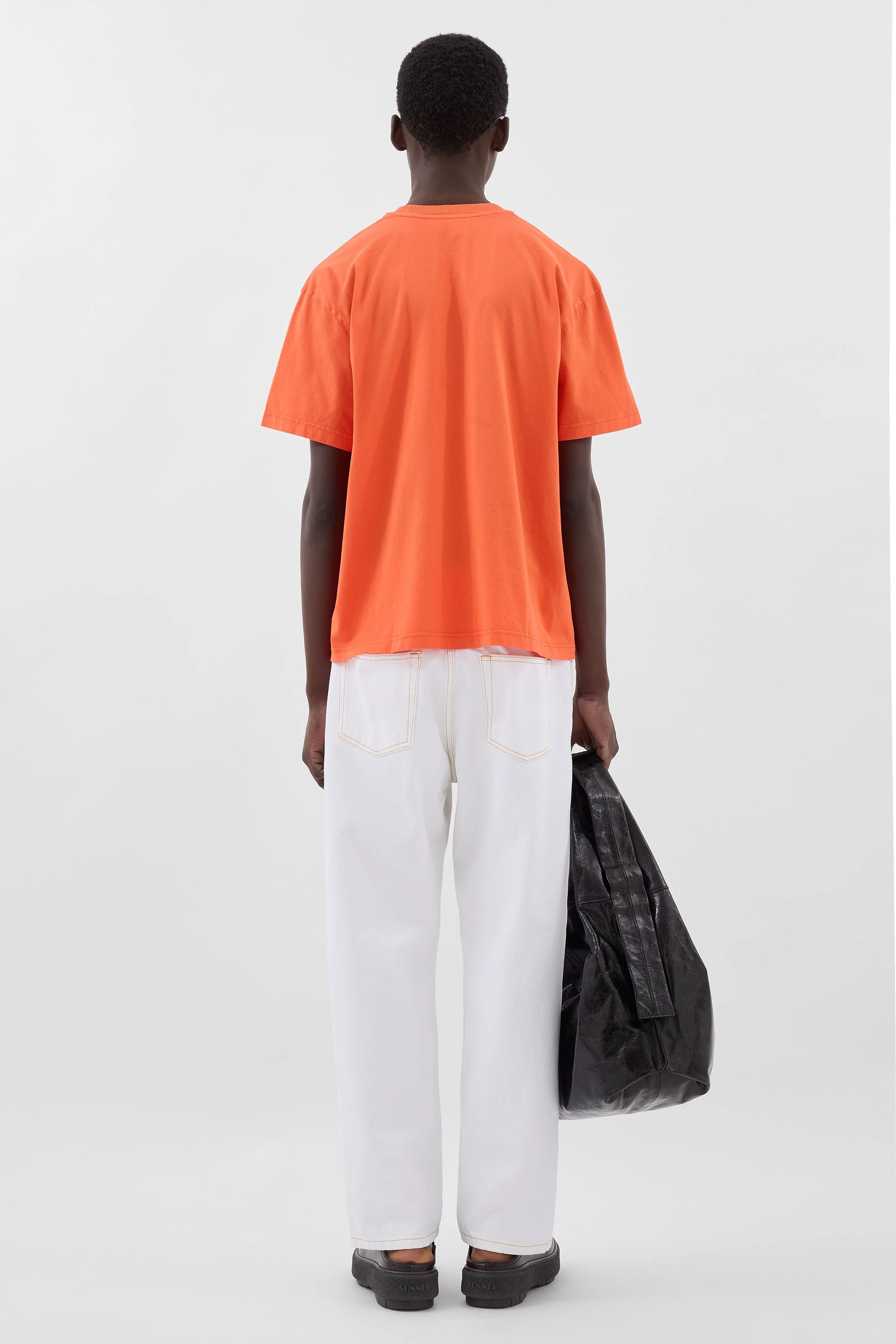 EVERYDAY CLASSIC T-SHIRT / bright orange - Image 5