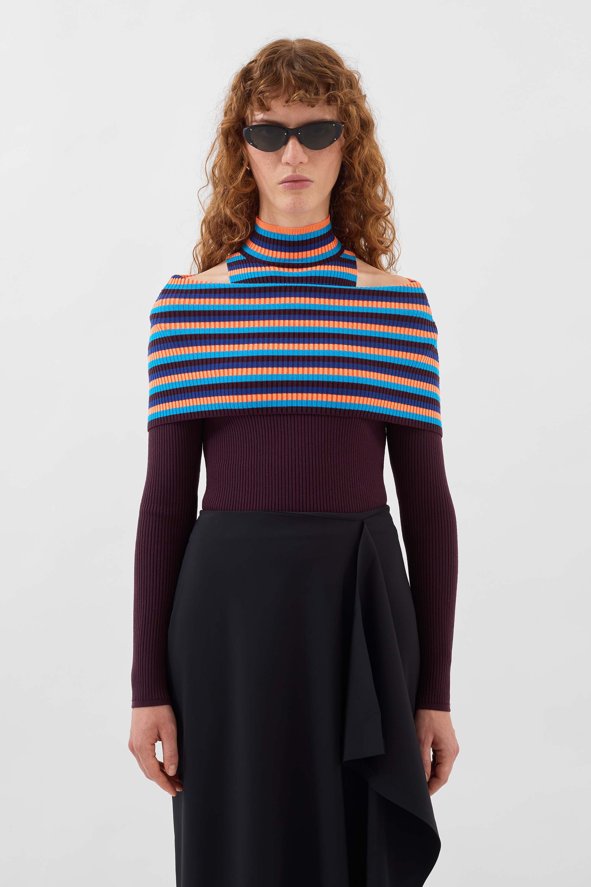 FOLDED TOP / burnt aubergine - Image 3