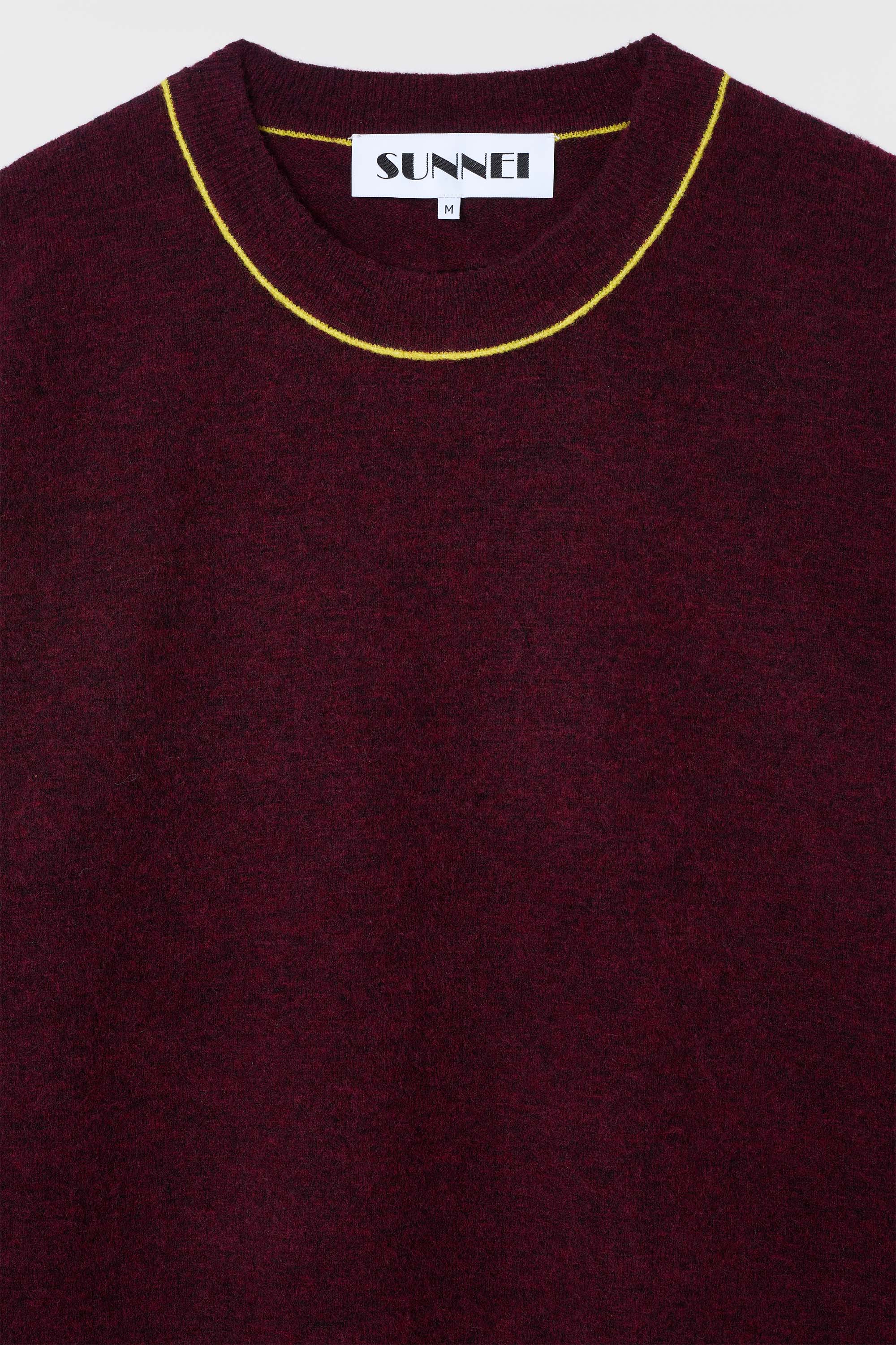 LONGSLEEVE ROUNDNECK / burnt aubergine - Image 6