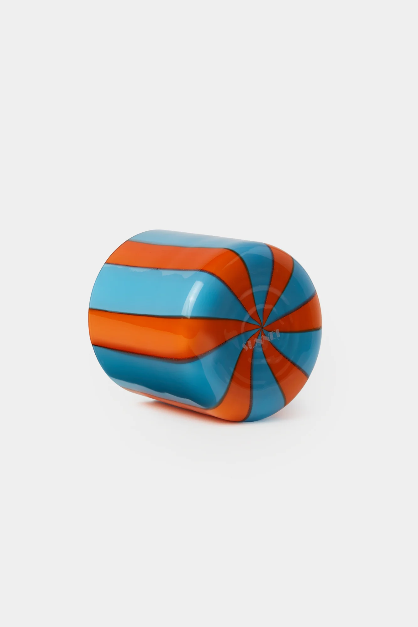 ORANGE & LIGHT BLUE MURANO GLASS - Image 3