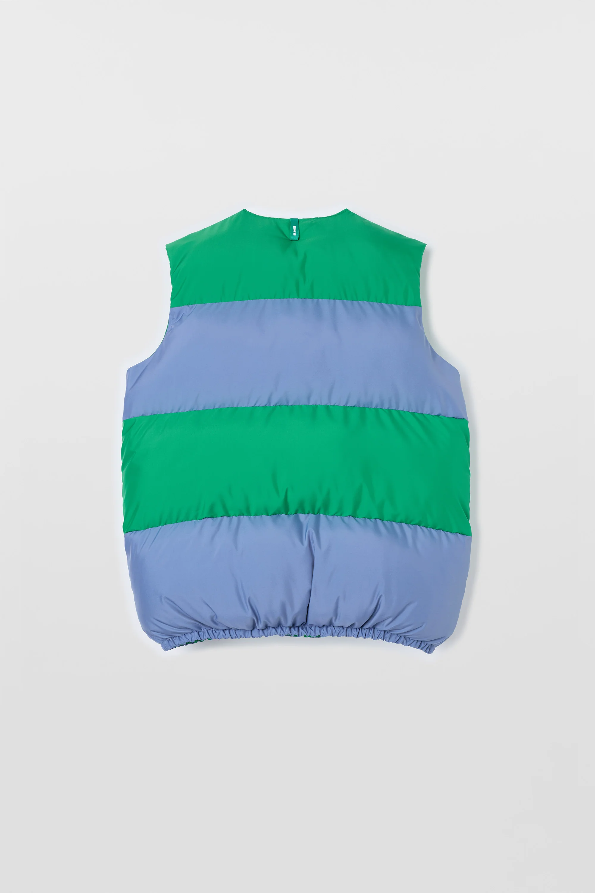 PUFFY GILET / green & wisteria - Image 9