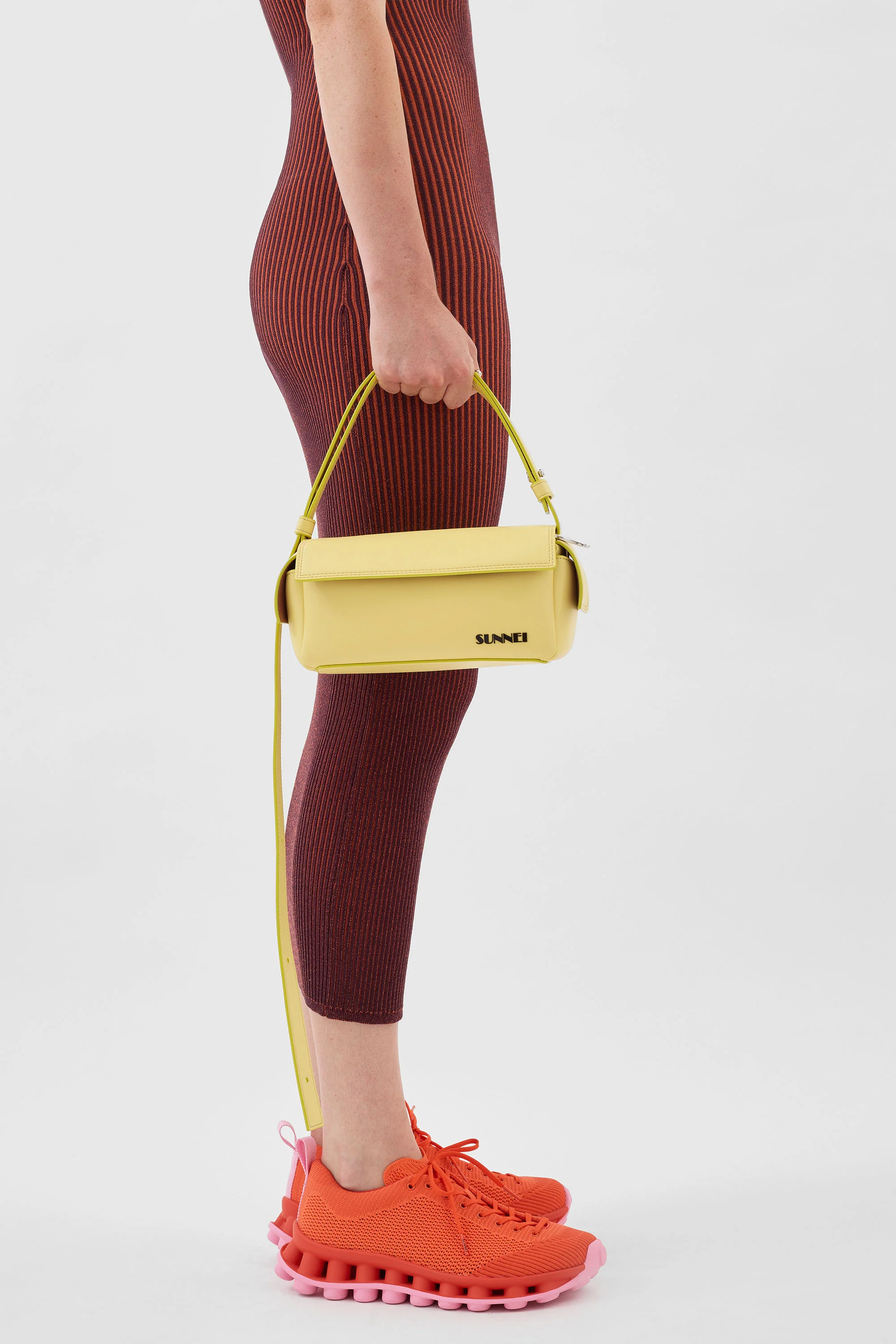 'TUTTO OK' SMALL LABAULETTO / yellow / vegan leather - Image 4