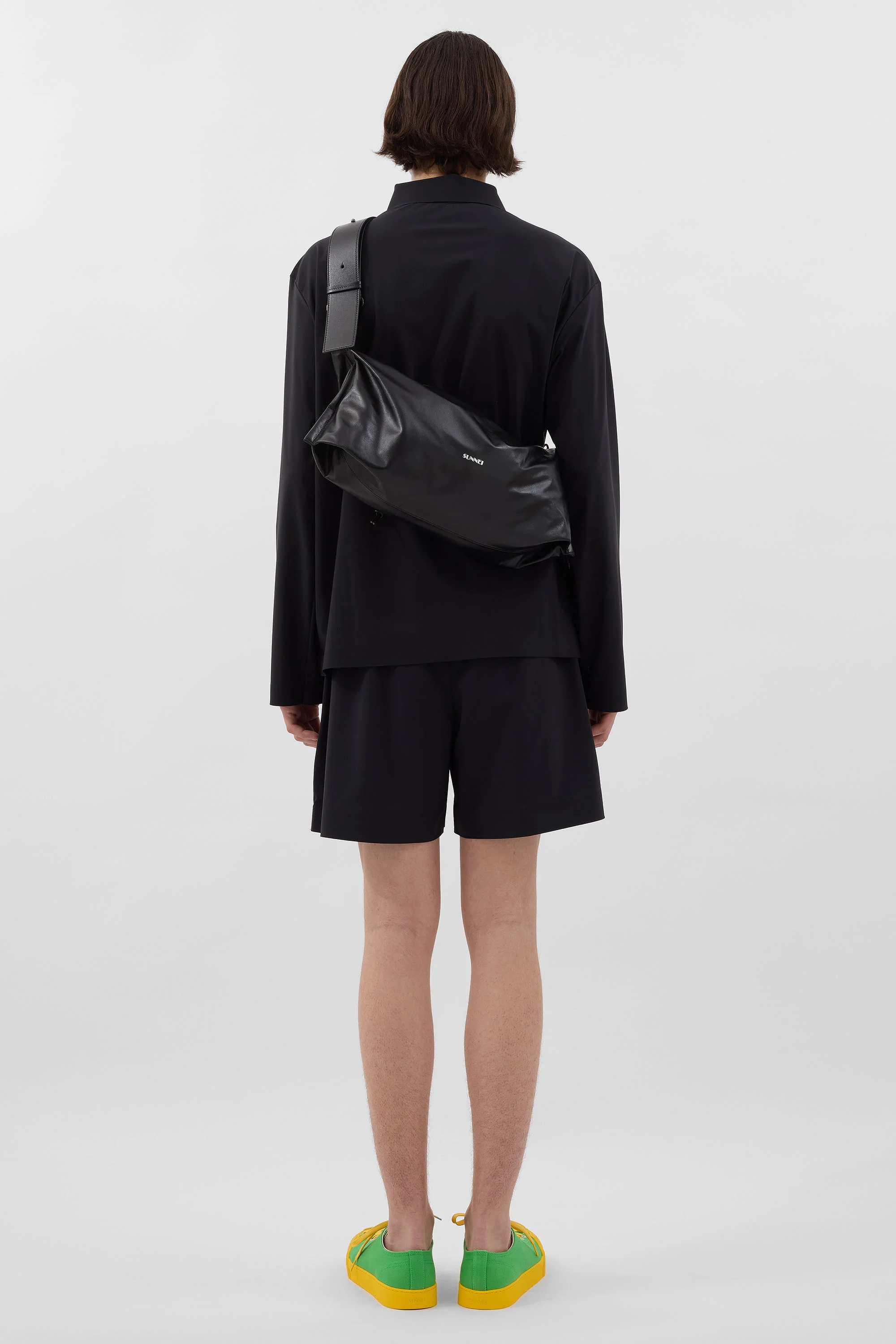 TECH LONGSLEEVE POLO / black - Image 4