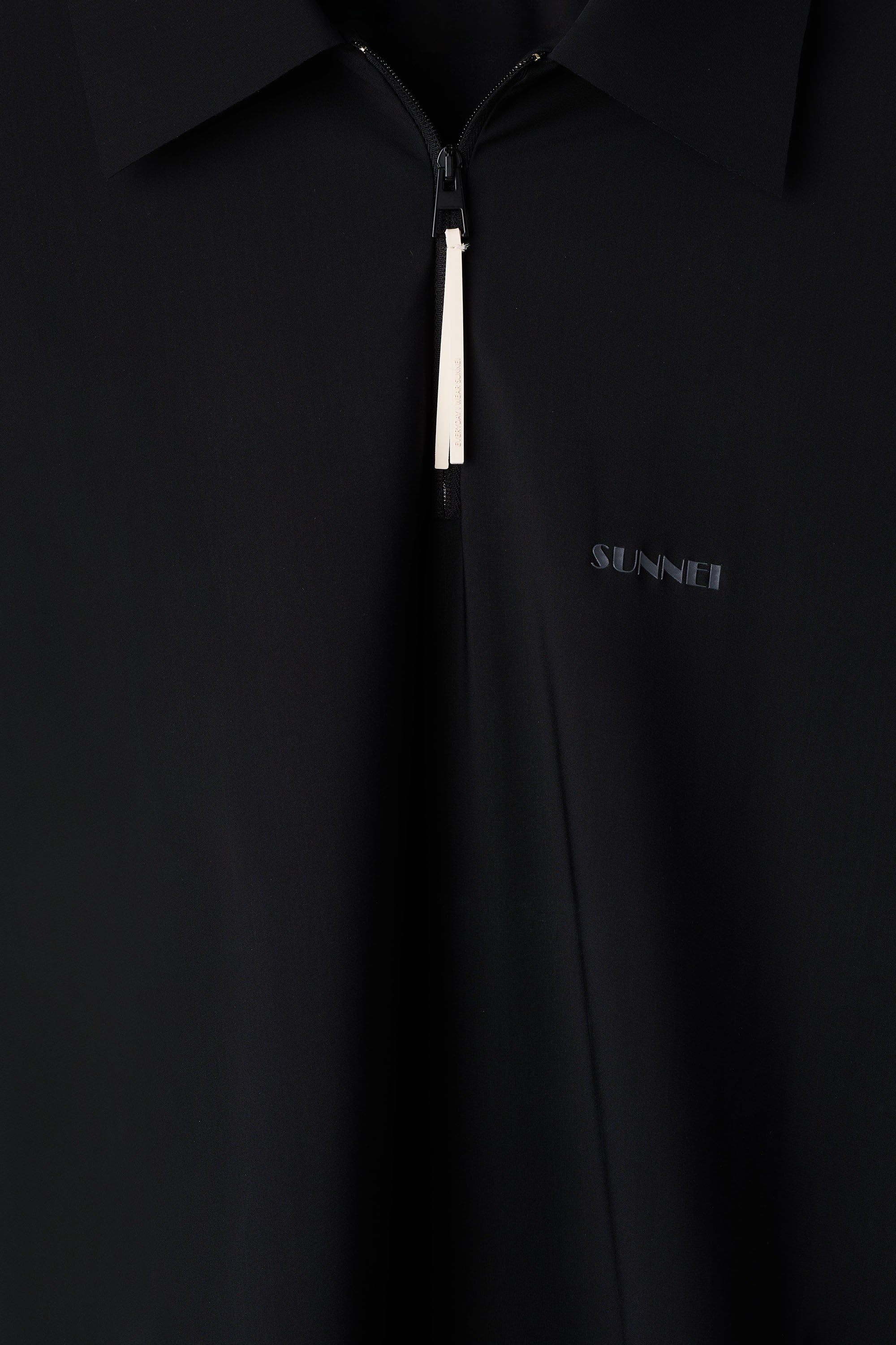 TECH LONGSLEEVE POLO / black - Image 5