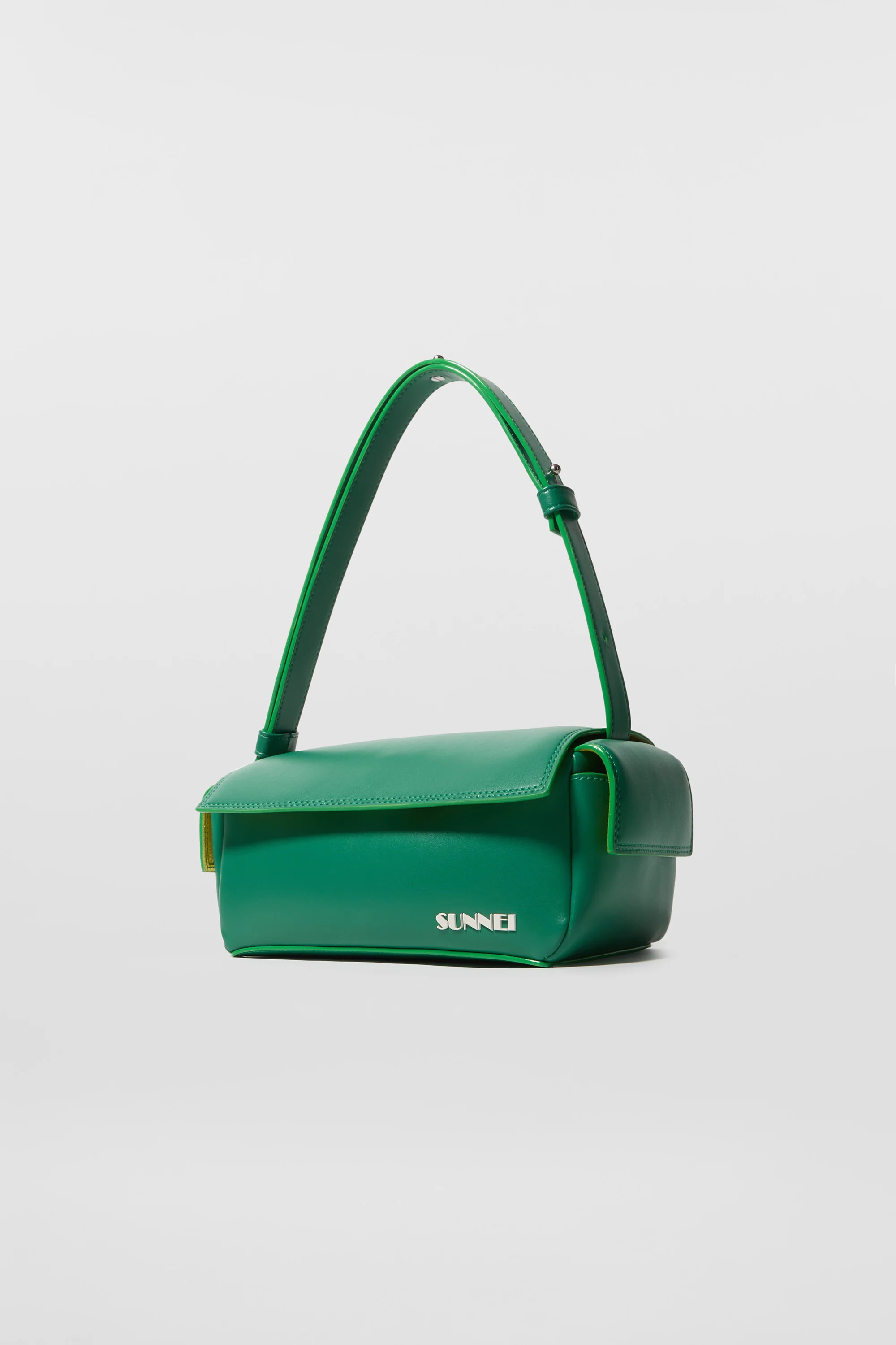 'TUTTO OK' SMALL LABAULETTO / green / vegan leather - Image 3